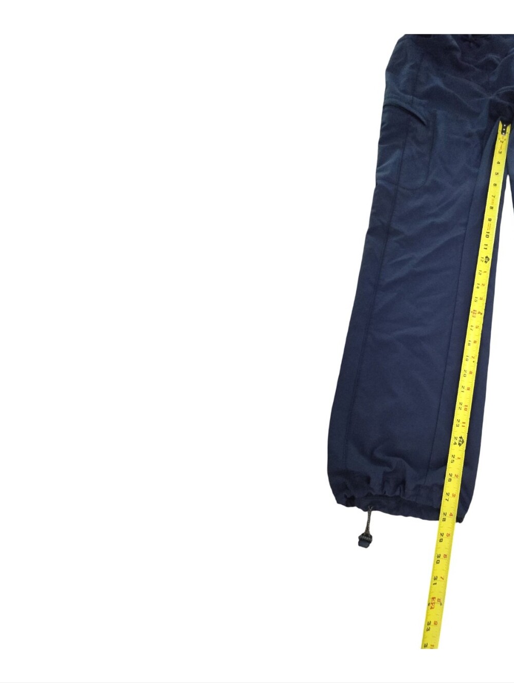 Calla Women's Scrubs Navy Cargo Track Joggers with Drawcord Legs & Waist Size S - Picture 3 of 10